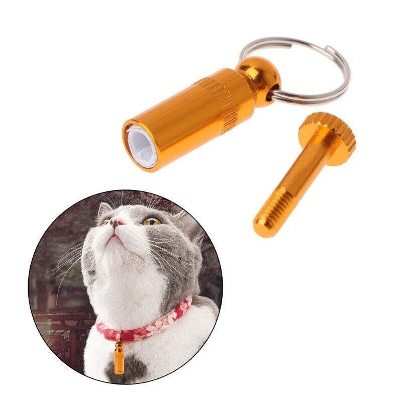 Dây Đeo Cổ Mèo Pet Cá Nhân Chống Lạc Kim Loại Nhận Dạng Điện Thoại Thẻ Chó Cún