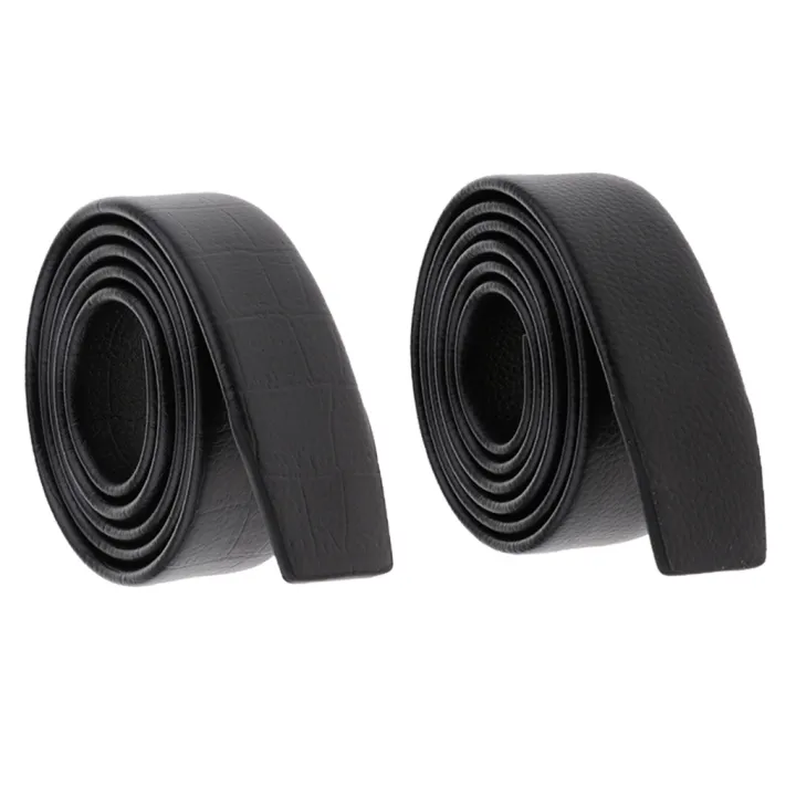 black leather belt no buckle