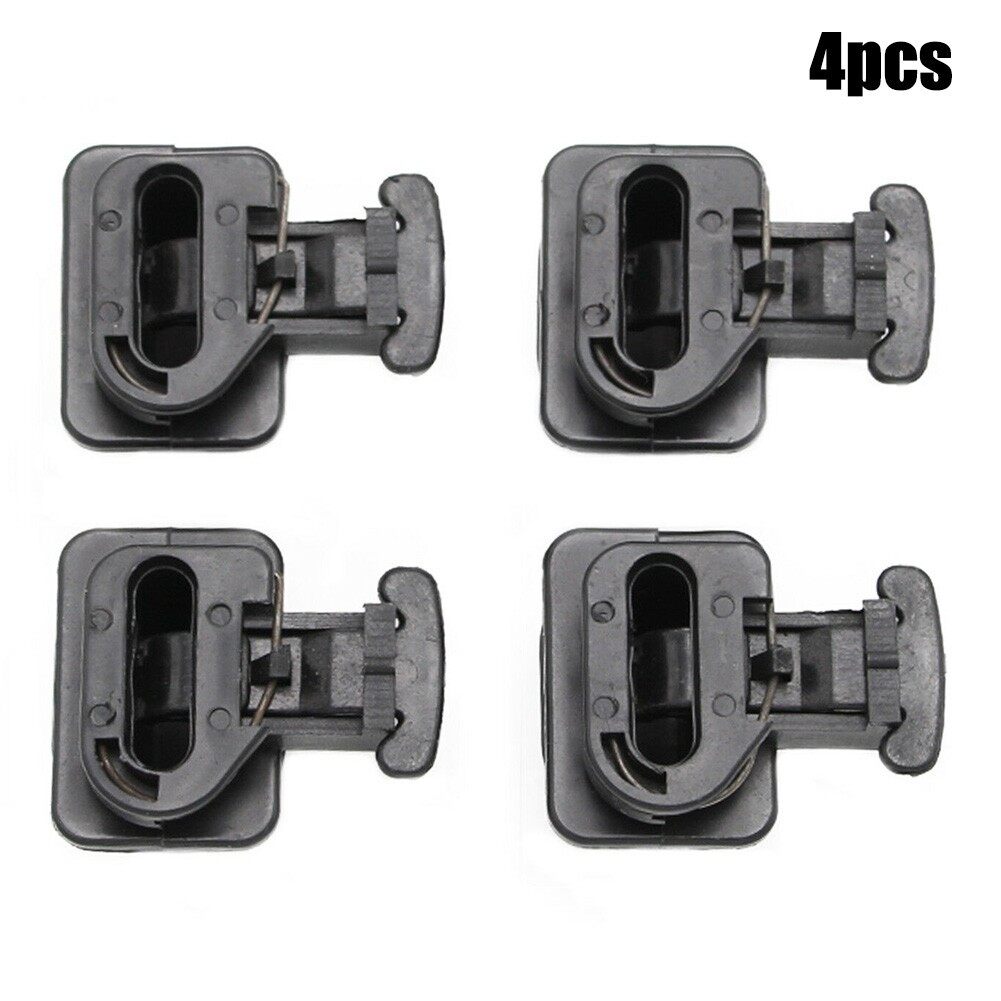 Vehicle Seat Cushion Clips 4pcs 82137-SDA-003 Accessories Black Plastic