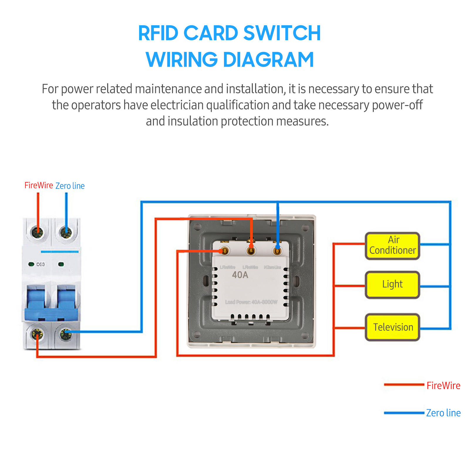 Công Tắc Thẻ RFID Công Tắc Cảm Biến Điện Tử Tiết Kiệm Năng Lượng Tiết Kiệm Điện 40A Công Suất Cao Cho Khách Sạn Thẻ Khóa Lắp Phòng Khách Để Lấy Điện