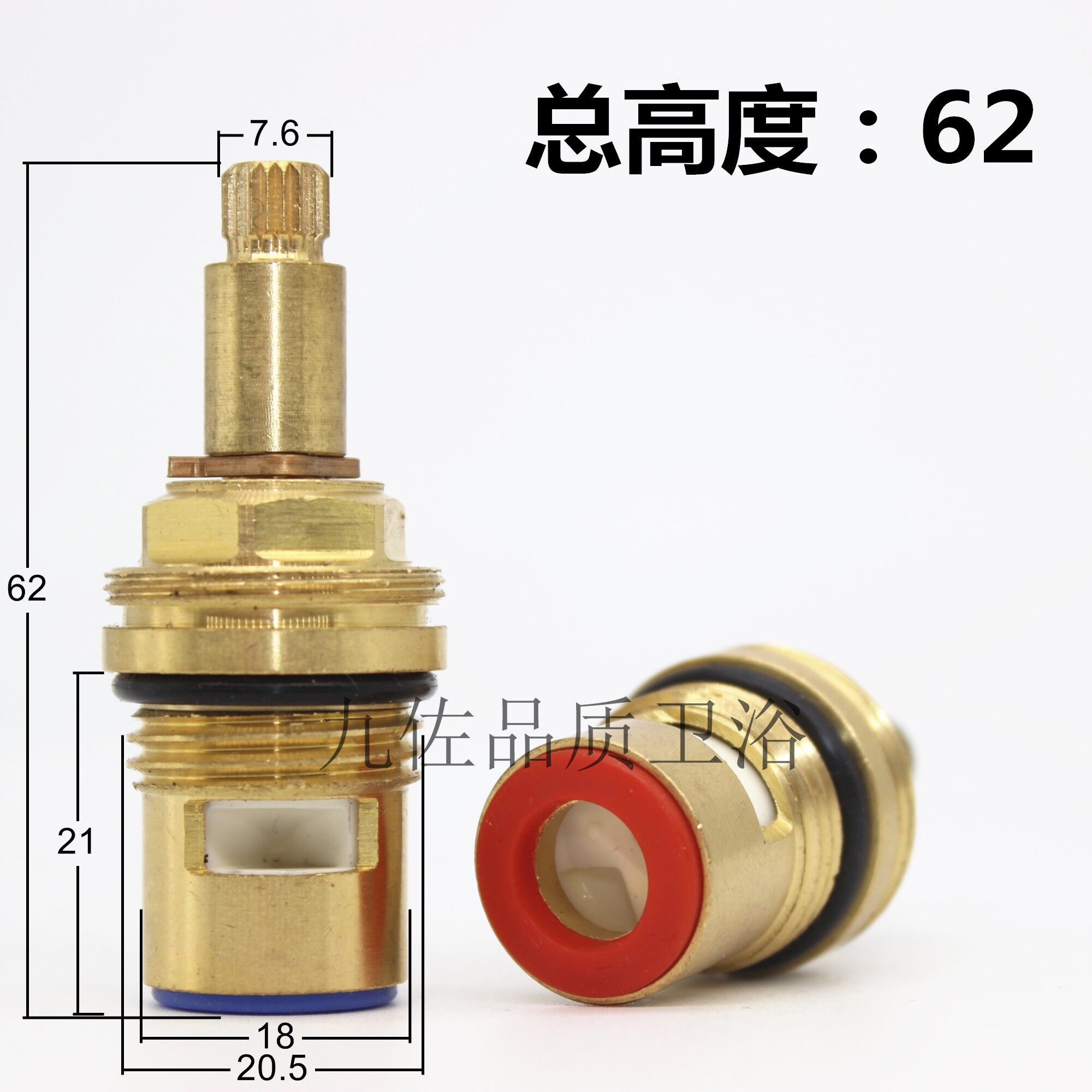 Copper faucet valve core fittings hot and cold faucet switch ceramic