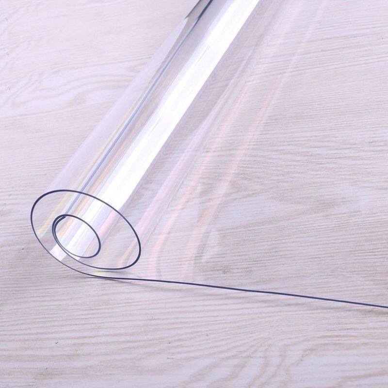 RBF329โปร่งใสกันน้ำ Tablecloth Oilproof และกันความร้อนพลาสติก PVC ตาราง