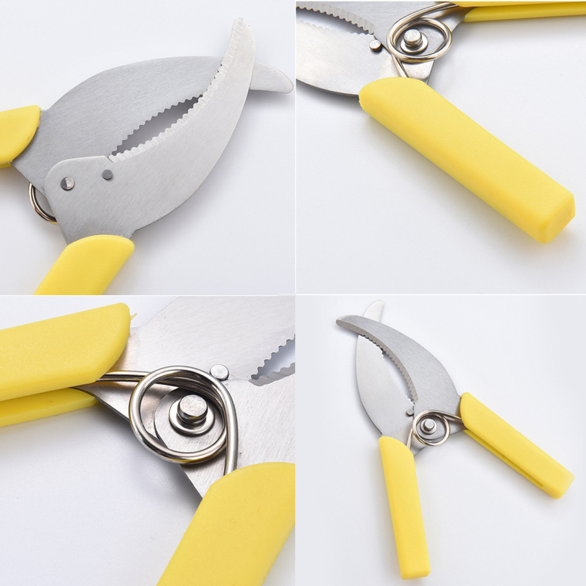 1pc Fruit Tree Ring Cutting Shears Stainless Steel Gardening Pruning Shears Cutting Bark Ring Peeling Scissors Garden Tools
