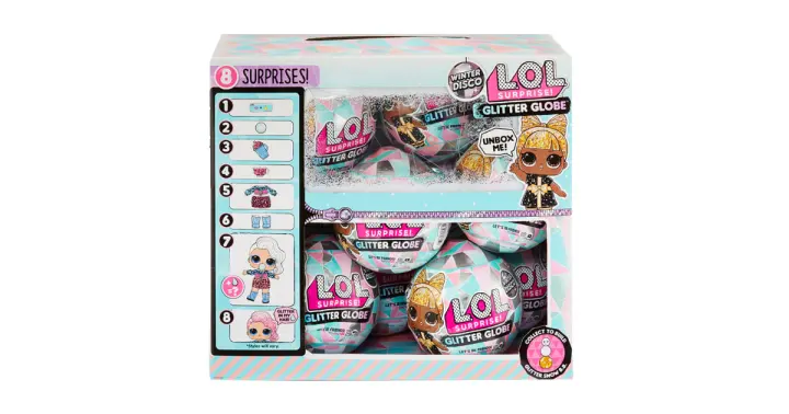 lol surprise winter disco globe