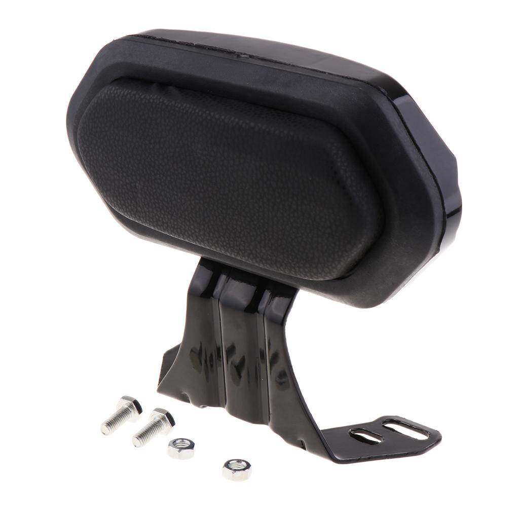 Hicaee Adjustable Driver Backrest Mount Universal for Motorcycle Black