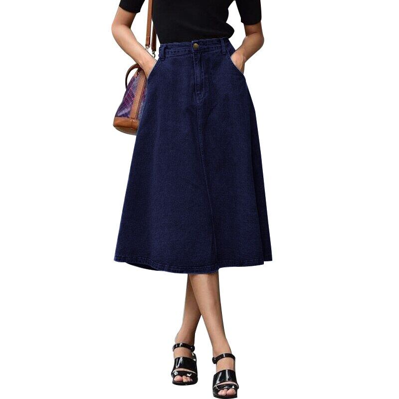 >> SO SÁNH GIÁ VÁY MIDI CƠ BẢN CÔNG SỞ MARC MÀU XANH LÁ (STORE 5703) | Shopee Lazada Sendo Tiki 258 Váy Nữ Cạp Cao Có Khóa Kéo Chân Váy Midi Chữ A Màu Xanh Denim ZANZEA Cổ Điển Rắn Đáy, Trang Phục Dạo Phố Mùa Hè Thường Ngày Ngoại Cỡ