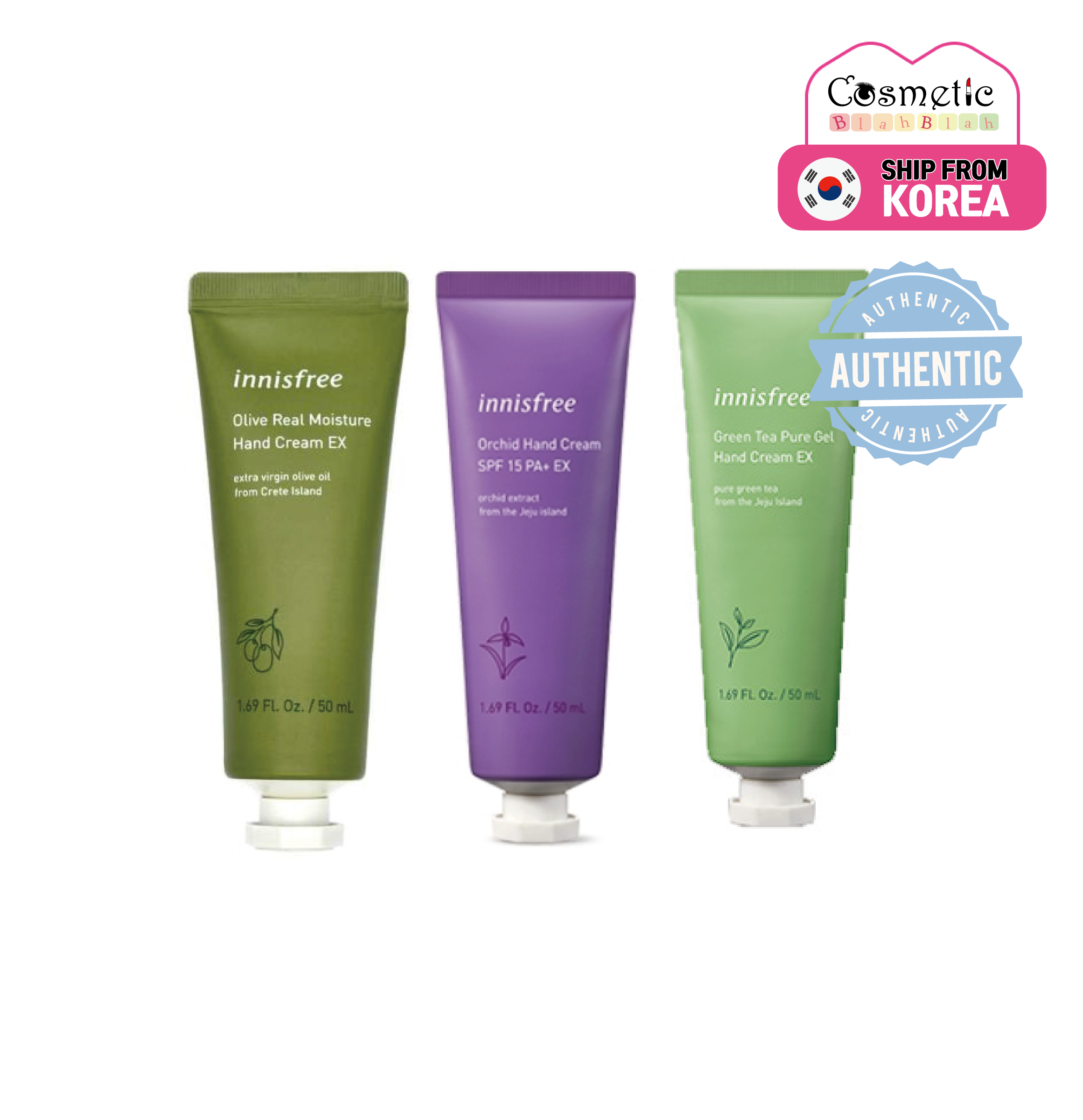 [Innisfree] Kem Dưỡng Da Tay (Hoa Lan Trà Xanh Ô Liu)