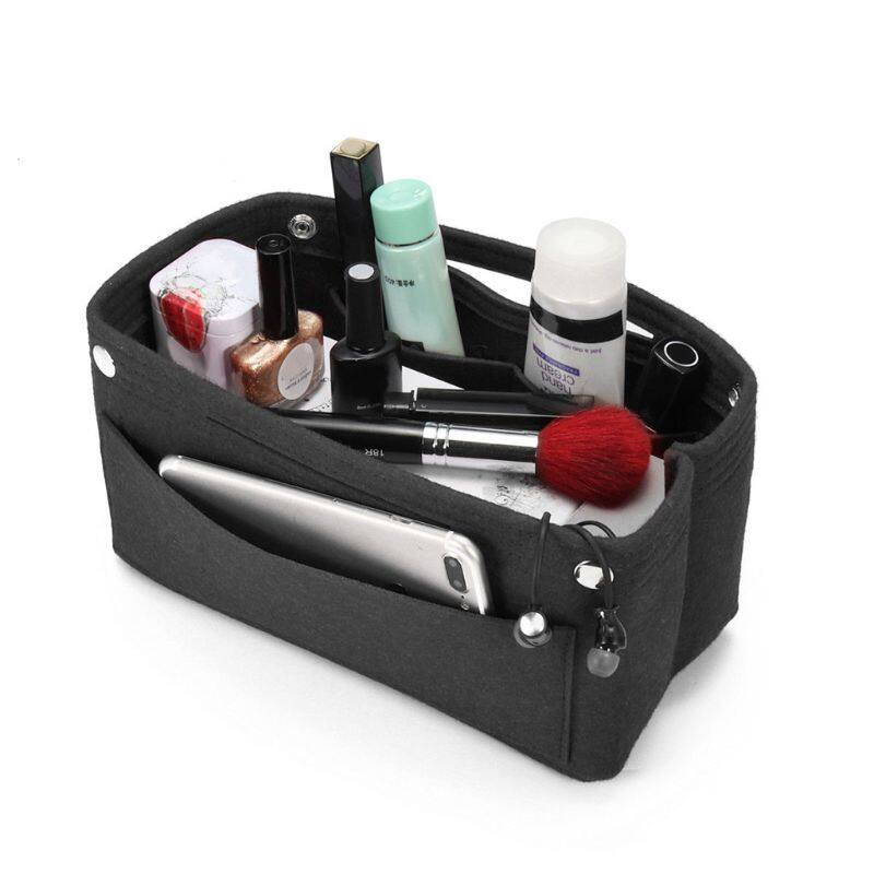Multifunction Handbag Organizer Purse Insert Bag Felt Fabric Storage Pouch Case