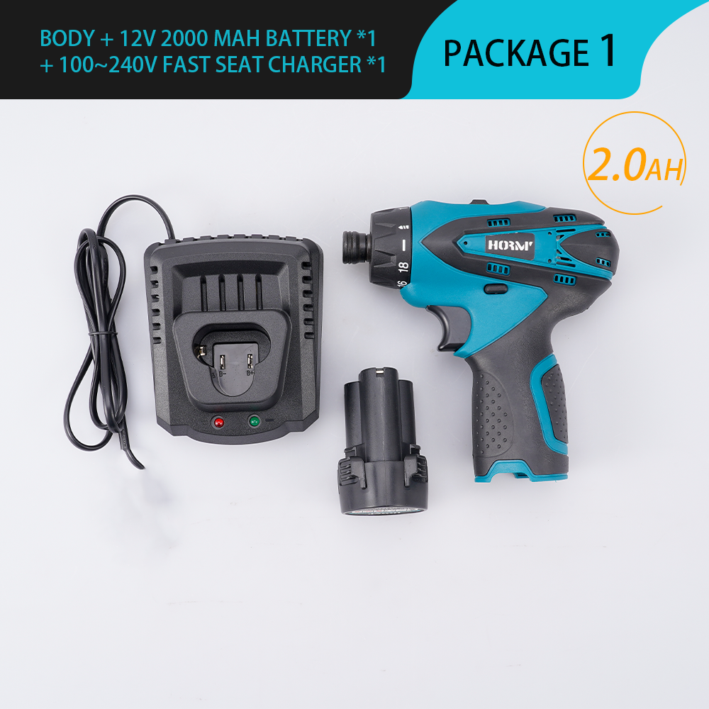 Máy Khoan Điện Không Dây 12V Máy Khoan Búa Điện Tốc Độ Kép Máy Khoan Cầm Tay Dùng Pin Lithium Cho Pin Makita