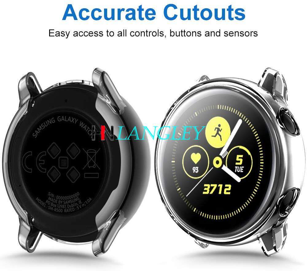 ใหม่ใช้ได้กับSamsung Galaxy Watch Active CaseกันชนTPUอ่อนเต็มรอบปกป้อง