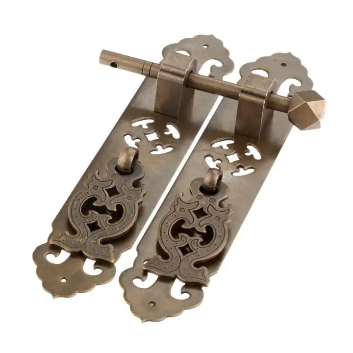1 Pair Vintage Br Kitchen Closet Cabinet S Handles Drawer 1 Pair Vintage Br Kitchen Closet