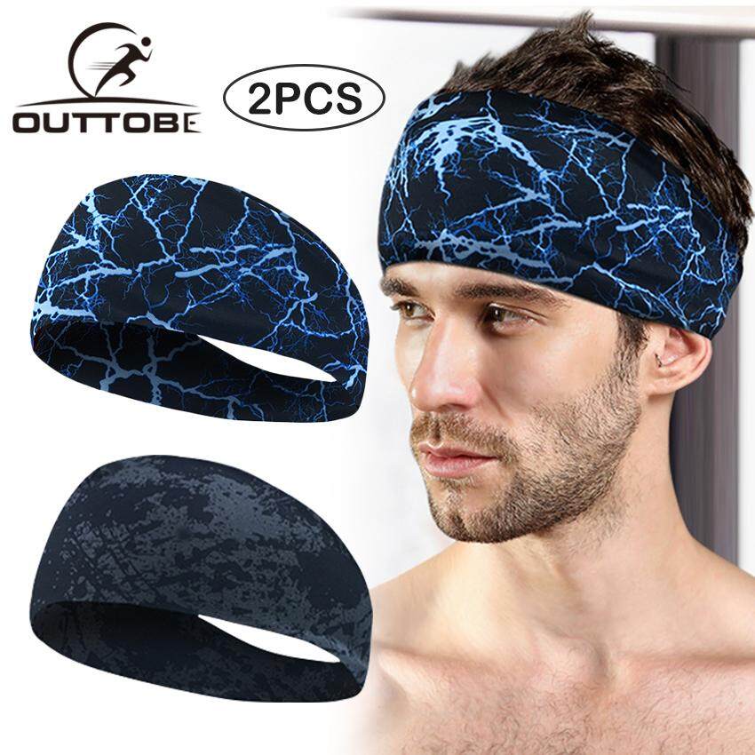 Camouflage blue Exercise Sport Gym Workout Yoga Running Women man THIN HEAD BAND