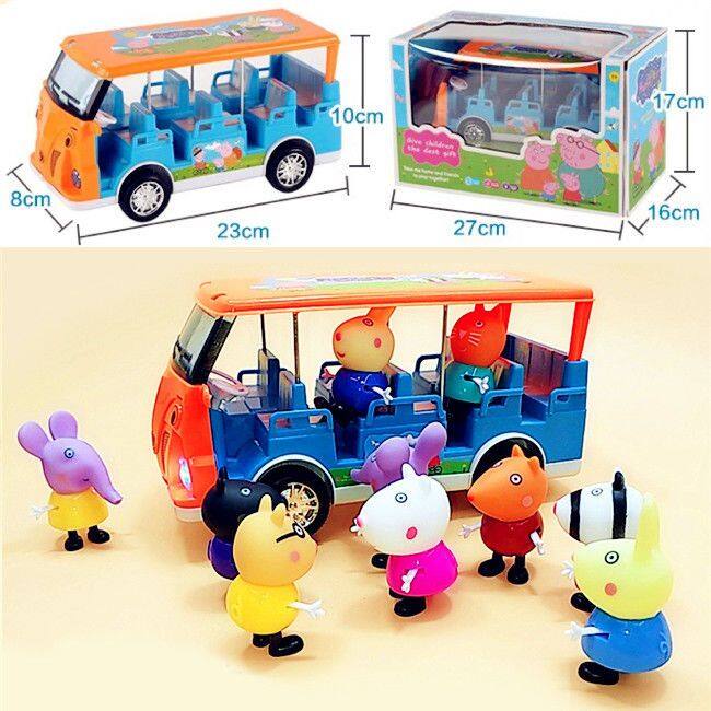 Peppa pig best sale bus set