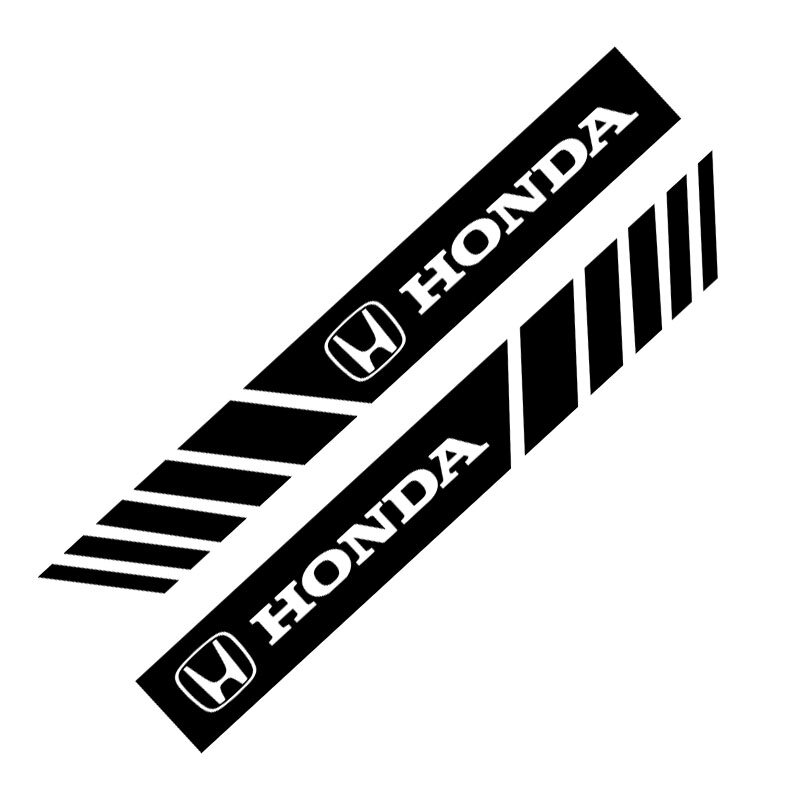 2PCS car rearview mirror decal decoration sticker is suitable for Honda Mugen Power Civic Line CRV Hrv Jazz CBR VTX VFR auto parts
