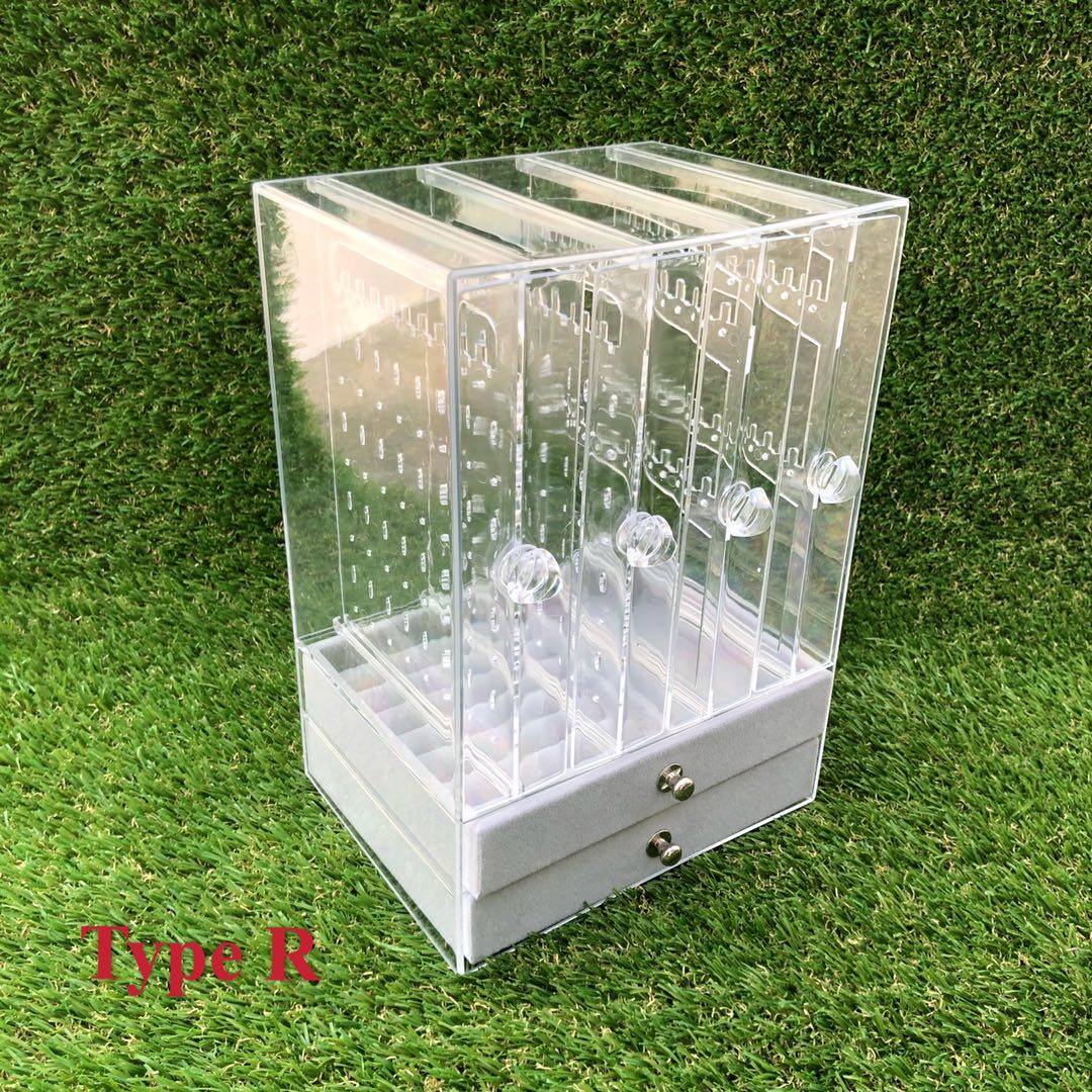 Beautiful Acrylic Jewelry Storage Box Earring Display Hanging