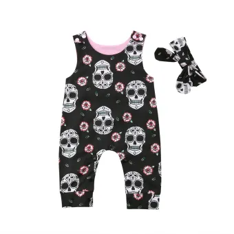 skull baby girl clothes