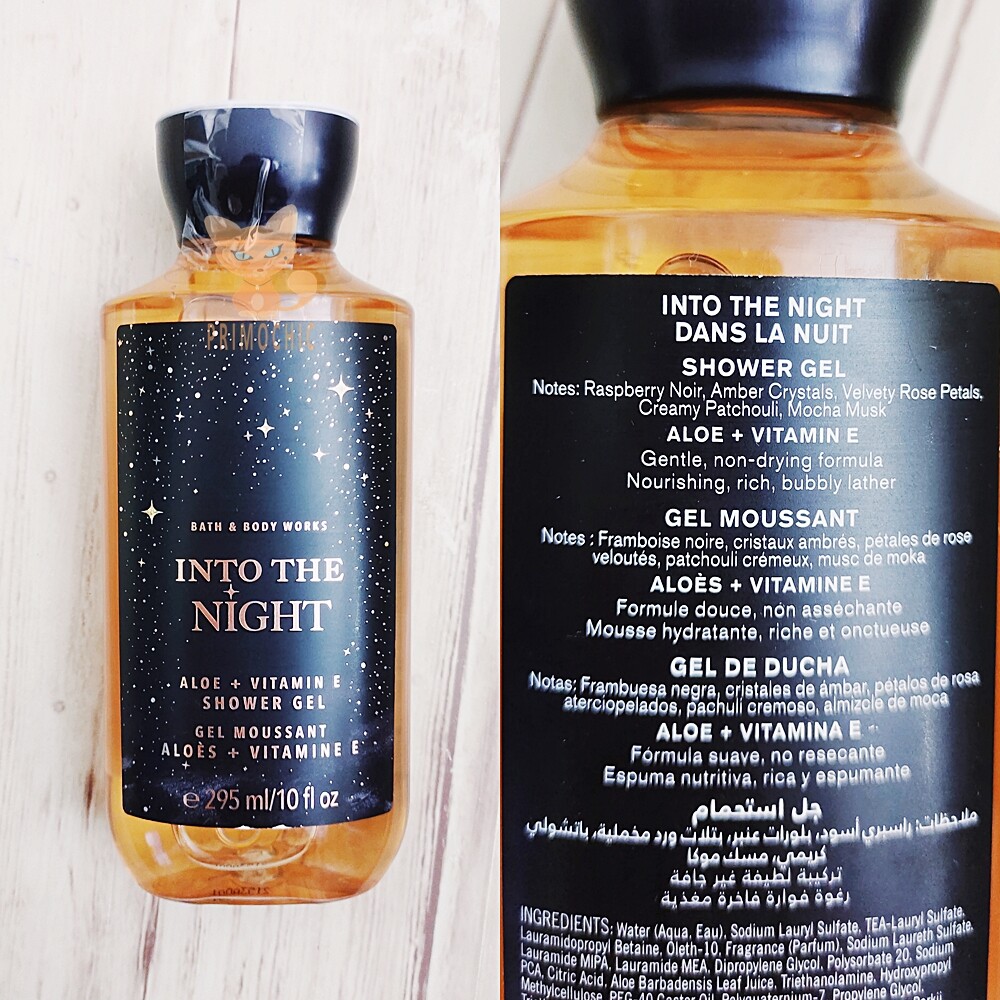 Into The Night Bath and Body Works Body Lotion Fragrance Mist Body