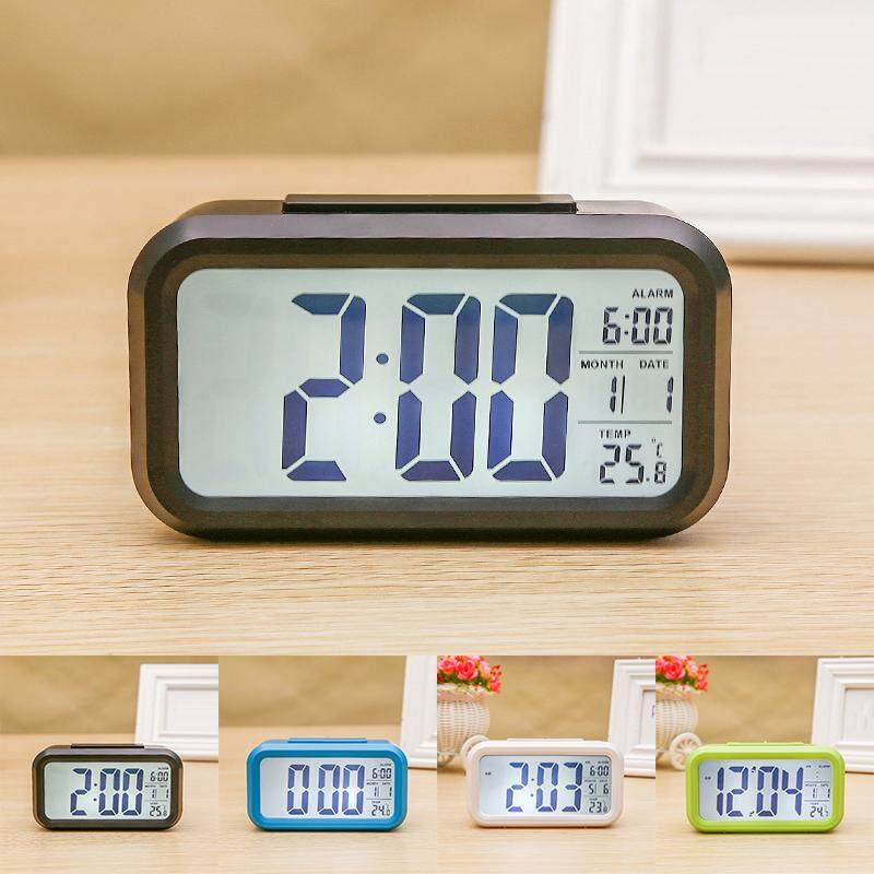 LED lớn Báo Thức Kỹ Thuật Số Báo Lại Đồng Hồ Điều Khiển Giọng Nói Thời Gian Hiển Thị Màn Hình Phần Bán bán chạy