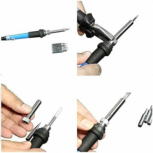 【Giải khóa】 nhíp dây hàn Bộ dụng cụ hàn mỏ hàn điện 220V EU