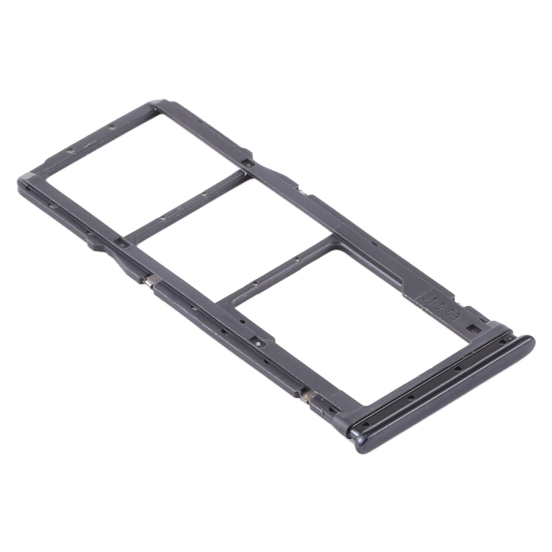 SIM Card Tray + SIM Card Tray + Micro SD Card Tray for Xiaomi Redmi Note 8T / Redmi Note 8 (Black)(As You Like it)