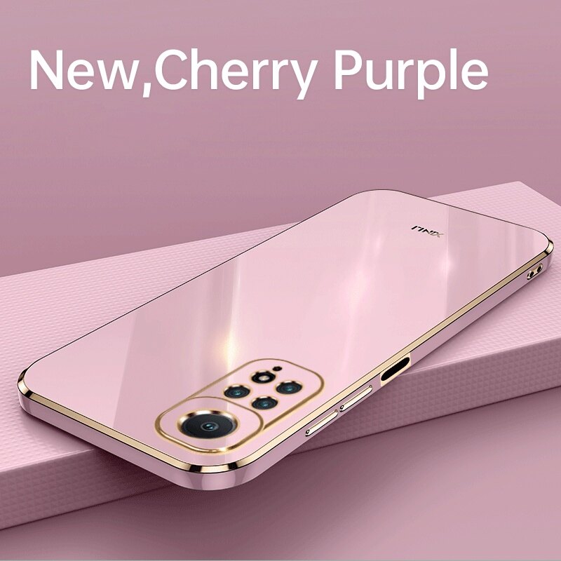 Xiaomi Redmi Note 11 Case Shockproof Soft Silicone Electroplating Back Cover Case Redmi Note11 Phone Casing