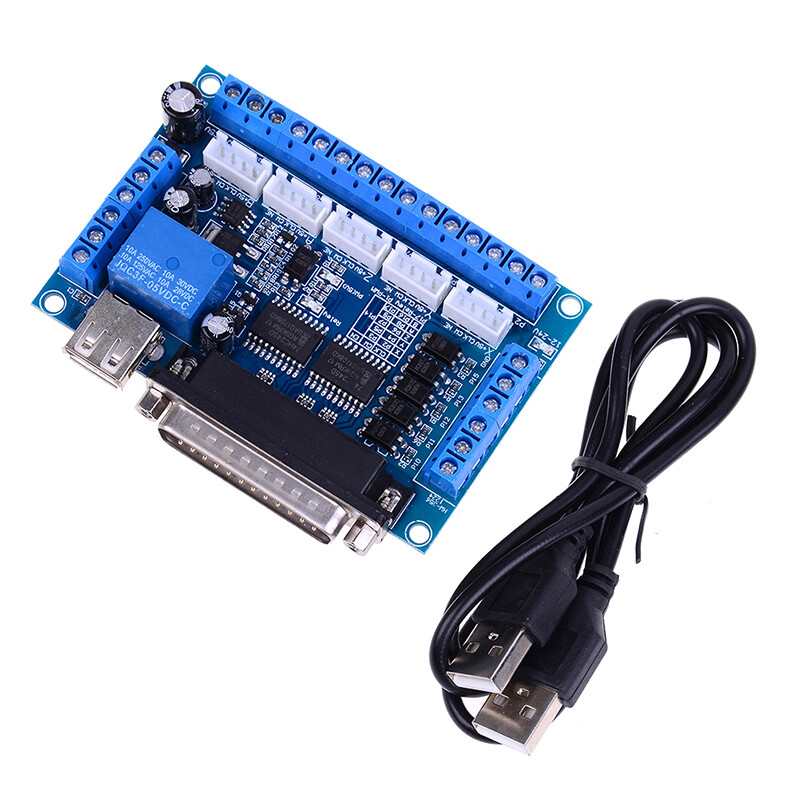 MACH3 CNC 5 axis interface breakout board for stepper motor driver CNC mill