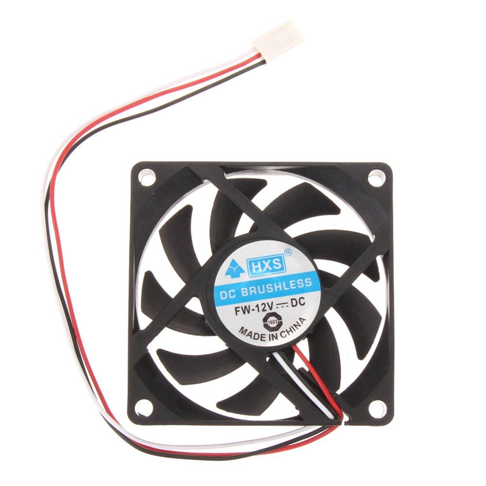 Quạt làm mát Vỏ máy tính cầm tay 12V 7cm 70mm PC CPU Quạt làm mát làm mát
