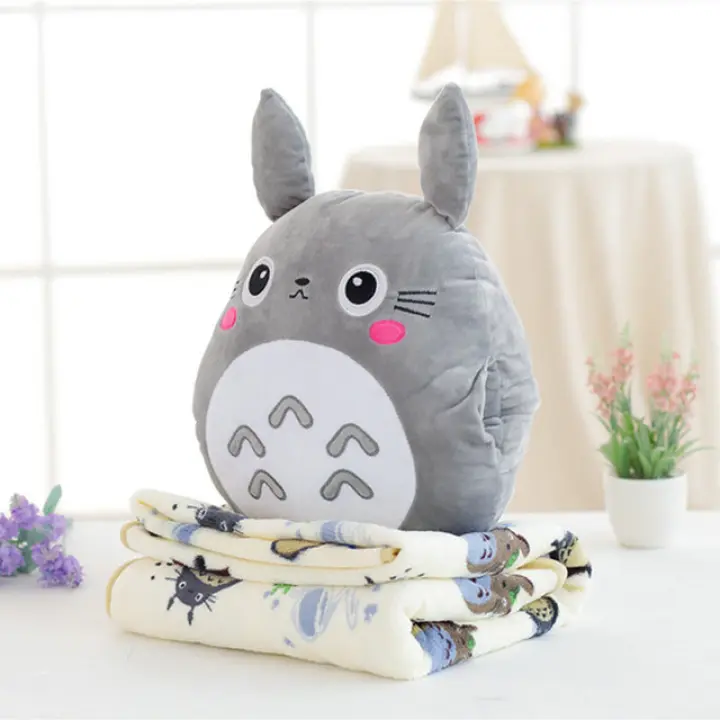 totoro plush pillow