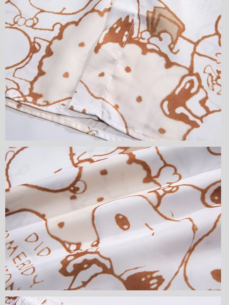 Áo Áo sơ mi áo vét Hawaii + quần short