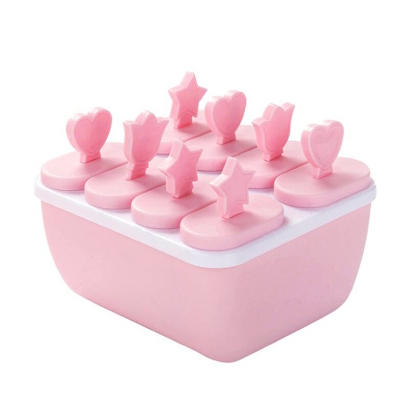 DIY Ice Cream Maker Reusable Ice Cream Mould Popsicle Ice Cream TrayFreezer Tray Ice Pop Maker
