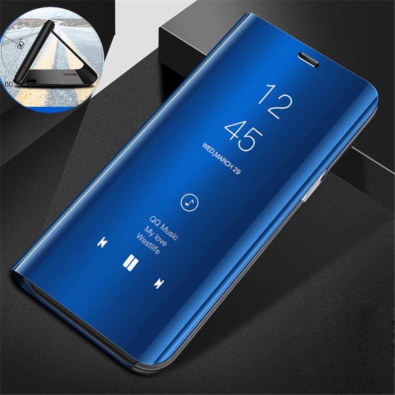 Clear View Mirror Case For Samsung Galaxy Note 9 / Note9 Leather Flip Stand Case Mobile Accessories Phone Cases Cover