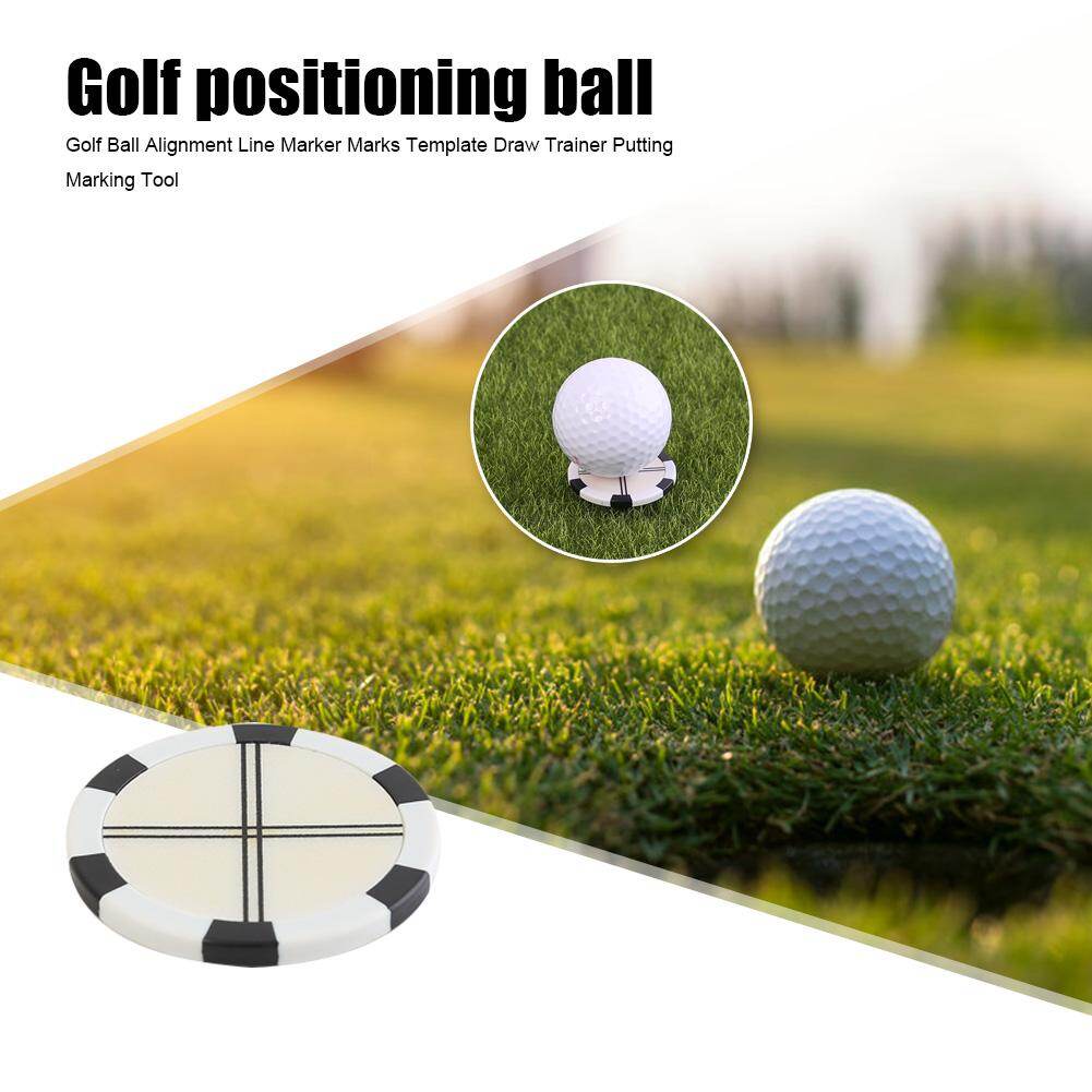 (Sẵn Sàng) Dụng Cụ Đánh Dấu Đường Thẳng Bóng Golf Đánh Dấu Bóng Định Vị Putt Tuyến Tính