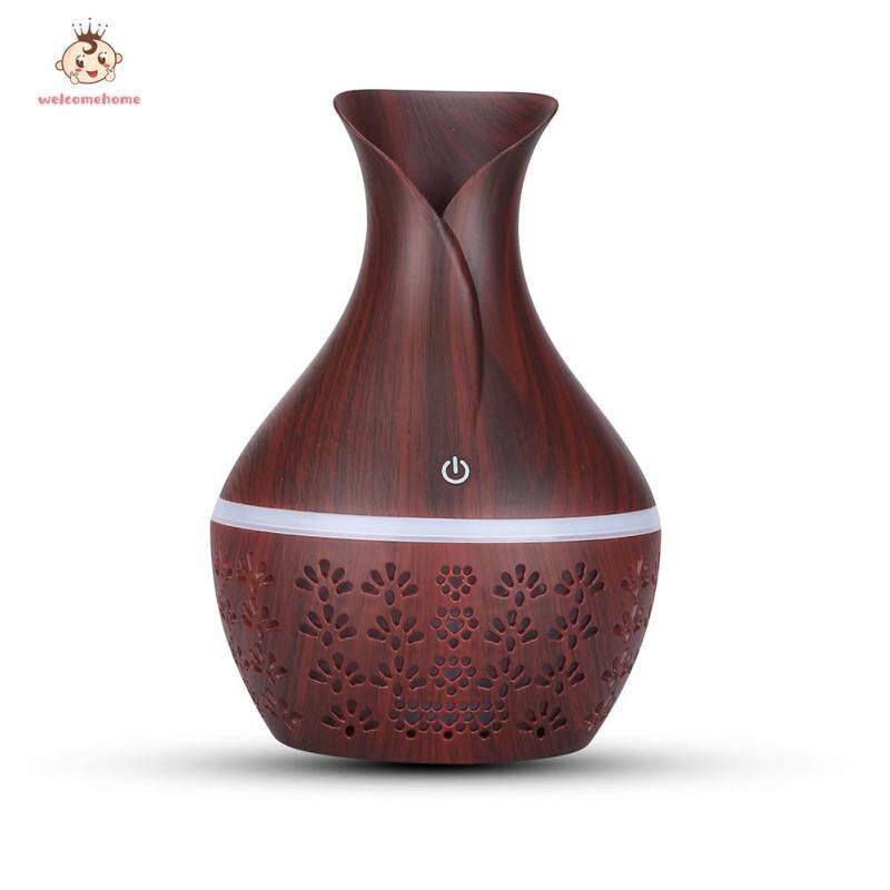 300ml Aromatherapy Humidifier Essential Oil Aroma Diffuser Machine Air Dampener with Night Light Singapore