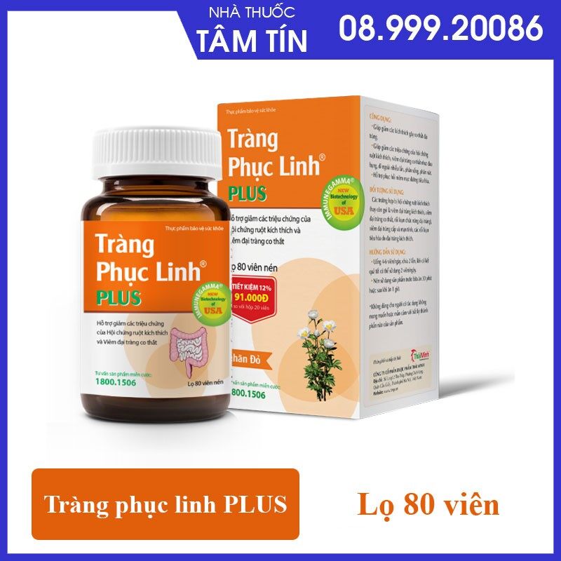 [CHÍNH HÃNG ] Tràng phục linh plus - lọ 80 viên