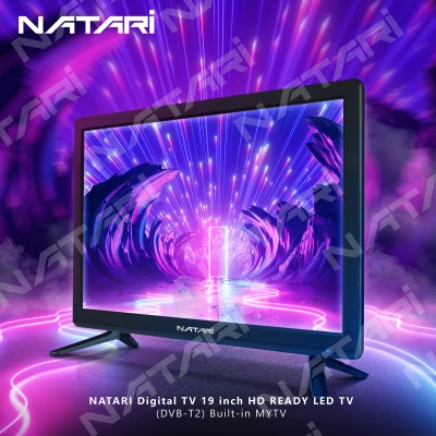 Natari Digital TV 19 inch HD Ready LED TV (DVB-T2) Built-in MYTV