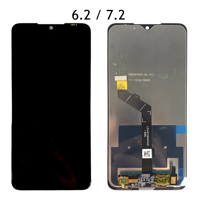 Ban đầu cho Nokia 6.2 7.2 màn hình LCD với Bộ bảng điều khiển Mặt kính màn hình cảm ứng