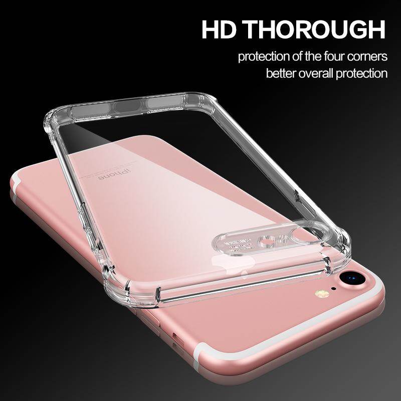 SmartDevil Chống Sốc Ốp điện thoại cho iPhone silicon trong suốt XS max 6 6S cộng với vỏ lưng bảo vệ trong suốt, sáng suốt