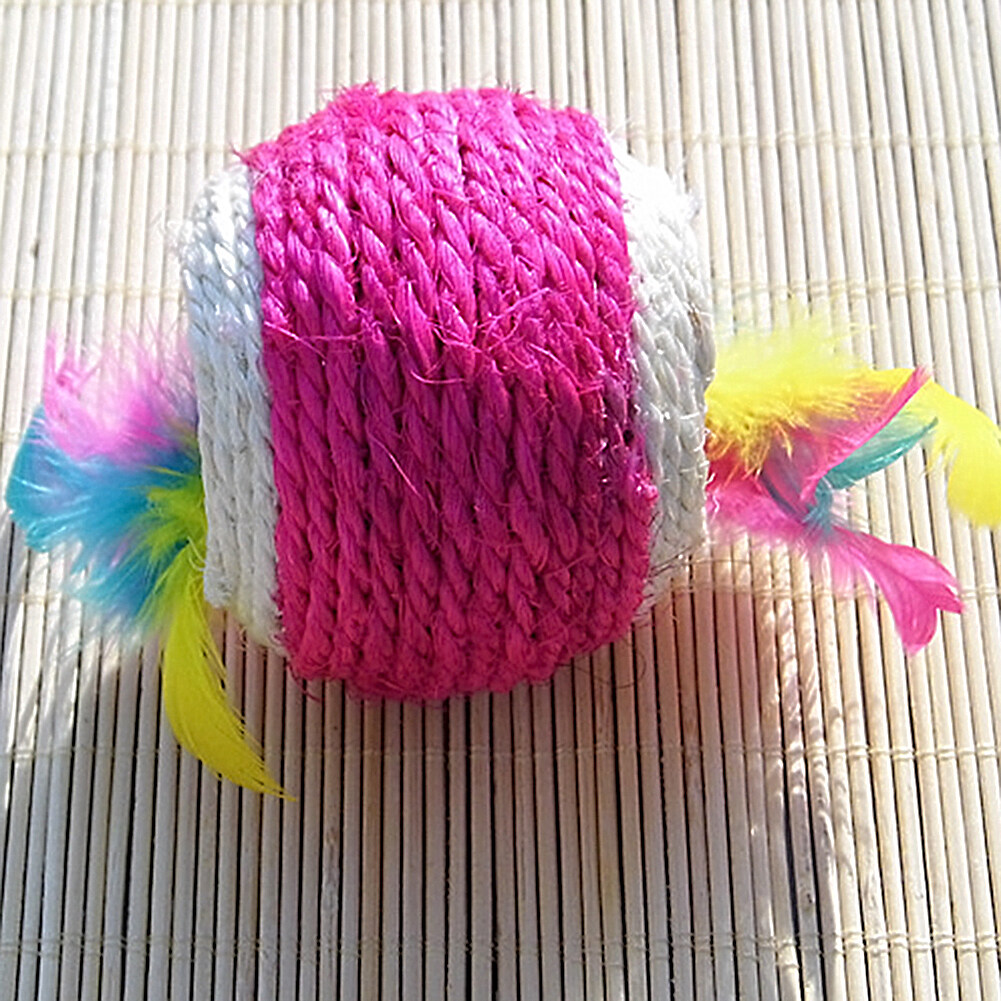 Clearancesisal Cat catching Ball สีสุ่ม aneil Store ThaiPick