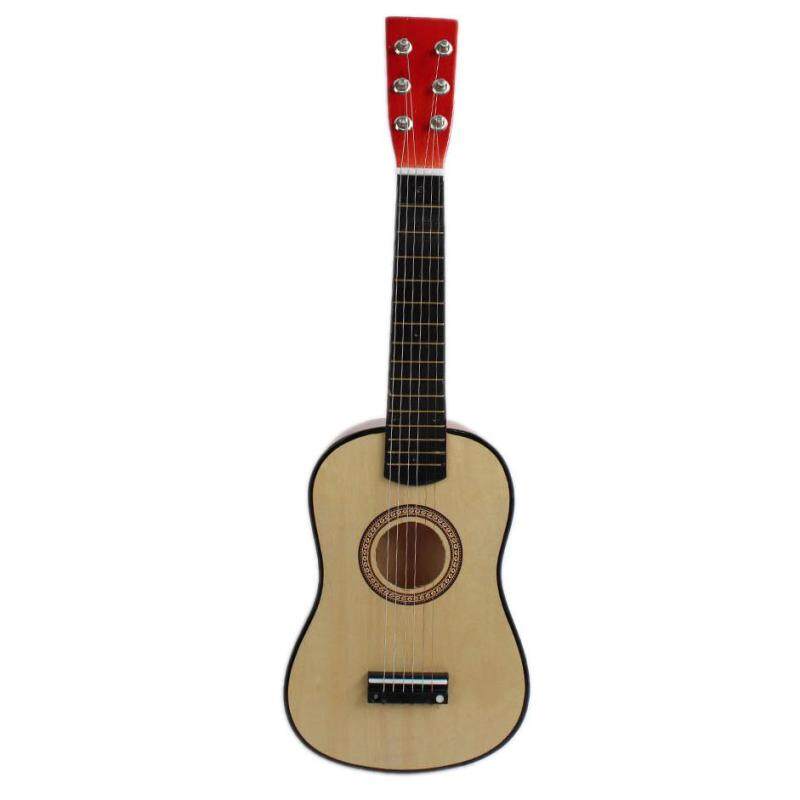 23inch Guitar Mini Guitar Basswood Kids Musical Toy Acoustic Stringed Instrument with Plectrum 1st String Natural Color Malaysia