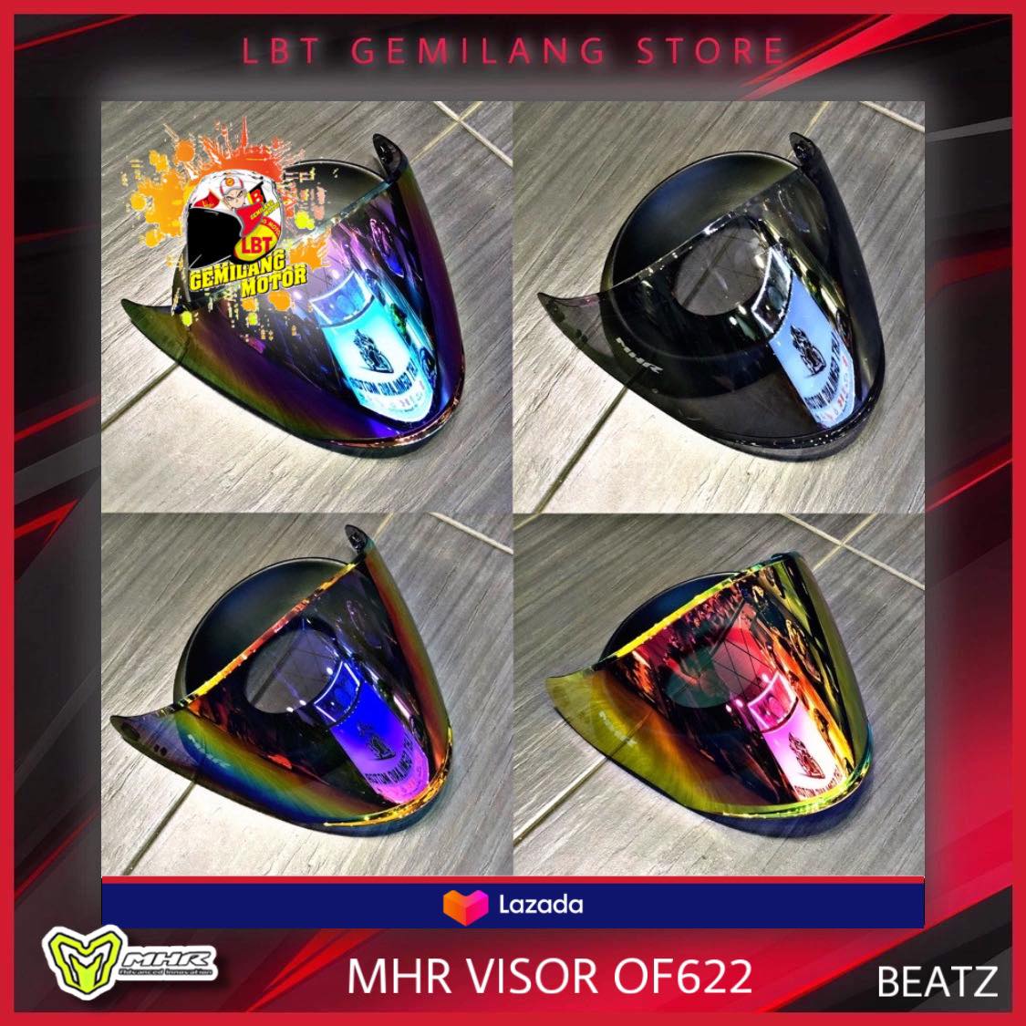 MHR OF622 BEATZ (Original Visor) | Lazada