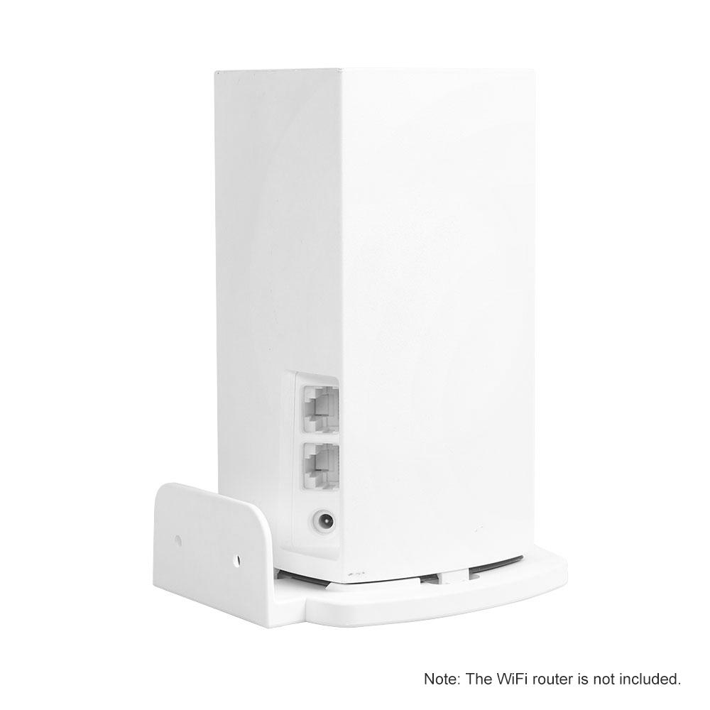 Wall Mount Bracket Holder Stand for Linksys Velop Dual-Band Wi-Fi Router Protective Holder Bracket Stand,White(1 Pack)