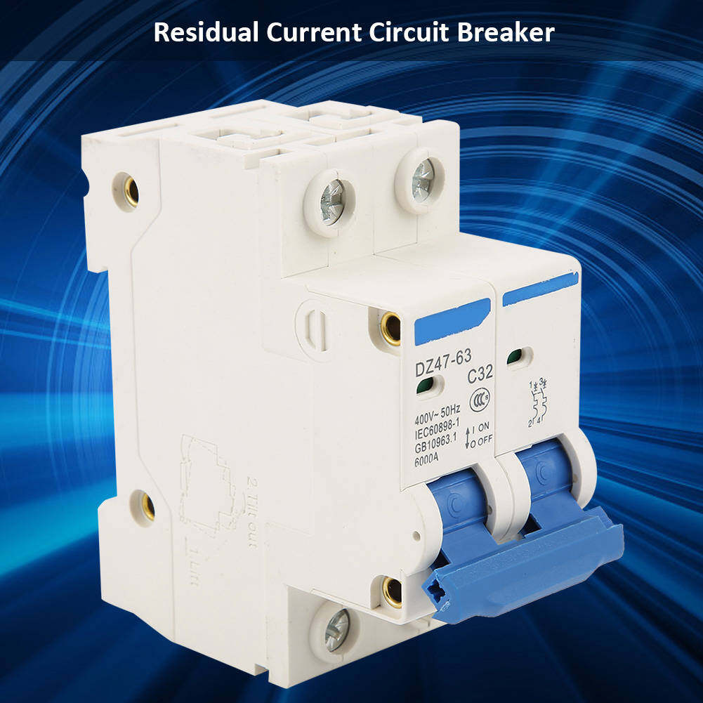 Current Circuit Breaker 230V 25/40/63A Air Circuit Breaker Protector BL1E-63 2P Current Miniature Circuit Breaker 40A