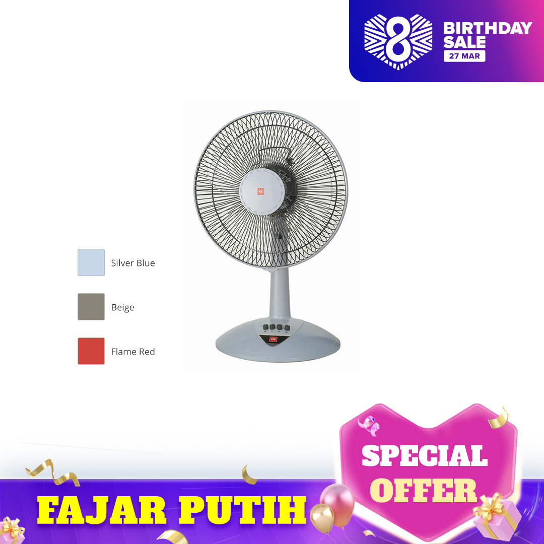 Kdk Table Fan Kb Cm Random Colour Lazada