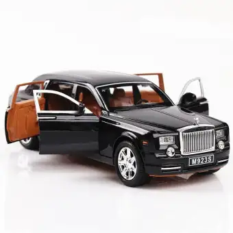 1 24 Diecast Alloy Car Model Simulation Rolls Royce Phantom Toy