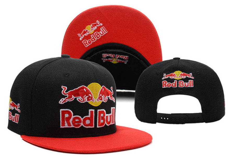 Red Bull Snapback Cap Adjustable 