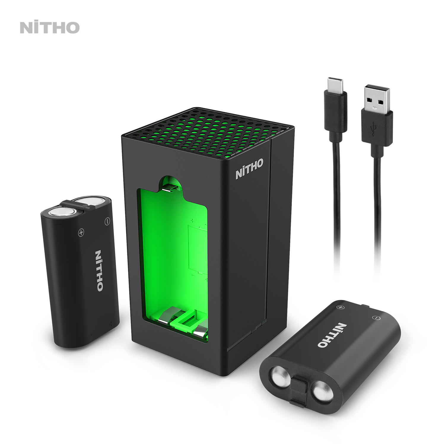 thumbnail interactive-video image 1 of PRE 3600mAh Rechargeable Battery Pack + Charger Cord For Xbox One X|S, Xbox Series X|S – 1 Year Warranty 1 of 6
