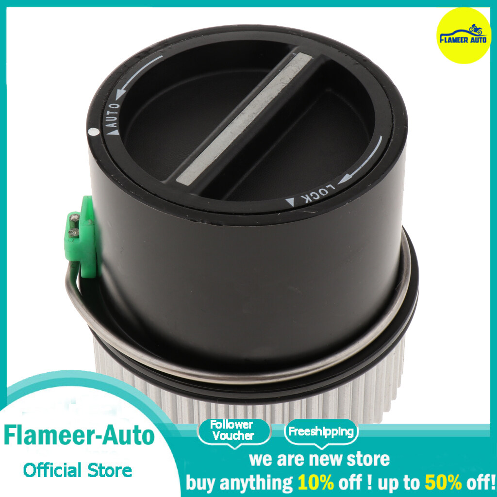 Flameer Auto การล็อคอัตโนมัติล็อค Hub ด้านหน้าสำหรับ Ford F450 1999-2003ทนทาน