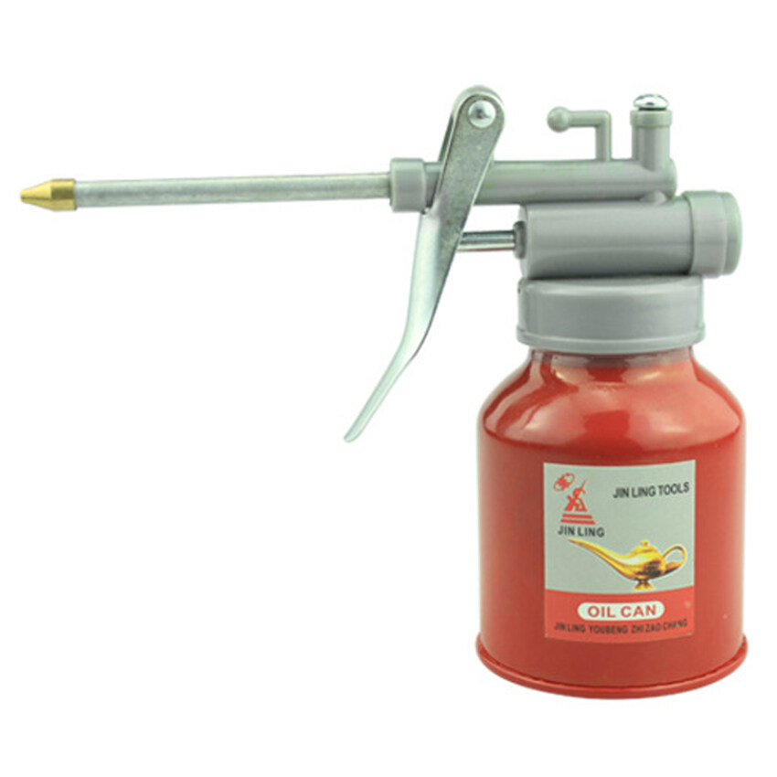 250ml Steel High Pressure Hand Pump Oiler Oil Pot Lubricant Soap Spray
