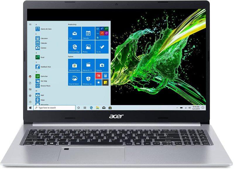 Acer Aspire 5 A515-55-56VK, 15.6 Full HD IPS Display, 10th Gen Intel Core i5-1035G1, 8GB DDR4, 256GB NVMe SSD, Intel Wireless WiFi 6 AX201, Fingerprint Reader, Backlit Keyboard, Windows 10 Home Malaysia