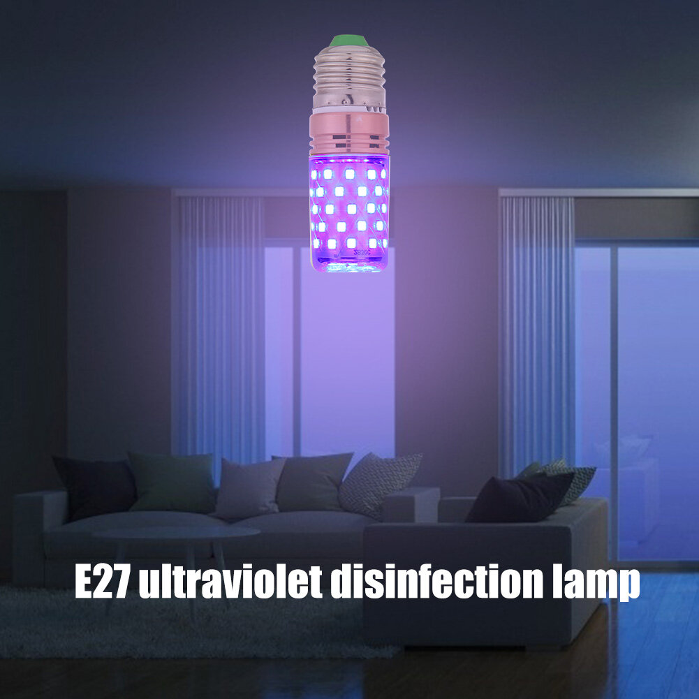 E27 60LED UVC Sterilize Germicidal Corn Lamp Ultraviolet Disinfection Light Bulb